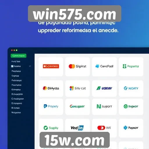 Plataformas de pagamento oferecidas pelo win575.com