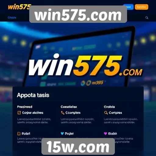 Análise das funcionalidades do site win575